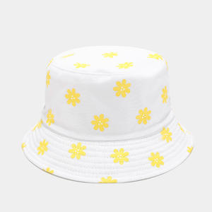 2025 cuatro estaciones algodón estampado de flores sombrero de pescador gorra de viaje al aire libre para hombres sombrero de lujo para hombres y mujeres - Product Image 5