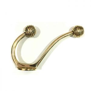 Natural Brass Heavy-Duty <b>Coat</b> <b>Hooks</b> Wall-Mounted Hanger <b>with</b> New Home Hardware Accessories Plain Design for Towel & <b>Coat</b> <b>Storage</b> - Product Image 2