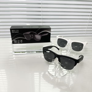 Lunettes intelligentes WK101, vidéo 1080P, étanches IPX4, charge magnétique, assistant d'appels téléphoniques, lecteur de musique - Product Image 6