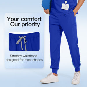 ชุดเครื่องแบบสครับตัวโตขนาดใหญ่ขายดีชุดซักได้สำหรับพยาบาลและปฏิบัติงานทำจาก2025สแปนเด็กซ์ - Product Image 4