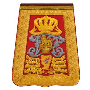 Sabretache Napoleónico francés 7th HUSSAR Revolution Bordado a mano Tela de lana Sabretache - Product Image 4