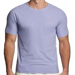 Camisetas Básicas de Color Sólido para Hombre, Cuello Redondo, Manga Corta, Algodón Suave, Uso Diario Informal, Venta al por Mayor - Product Image 5