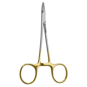 Soporte de aguja de 130 mm Halsey Tc soporte de aguja Dental fórceps instrumentos quirúrgicos laparoscópicos pinzas de agarre - Product Image 1