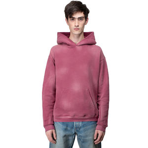 Sudadera con Capucha de Algodón Lavado al Ácido de Manga Larga para Hombre, Estilo Nuevo, Diseño Personalizado, Fabricación OEM, Venta al Por Mayor Basics 2026 - Product Image 2