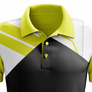 Polo multicolore en tissu pur, Logo OEM, taille personnalisée, vente en gros, col Polo à manches courtes de haute qualité - Product Image 3