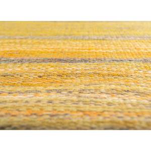 Nayaab Gold Flat Weaves <b>Wool</b> Rug Paem-983 Handmade Rectangle Striped Design for Home Living Room Decorations Jute Rug-Hallway - Product Image 3