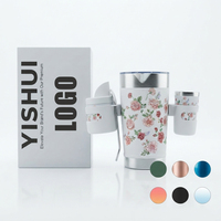 Prix d'usine – Carafe isotherme 2000 ml avec poignée robuste, portable, pour Yerba Maté, avec support pour tasse, bouteille isolée