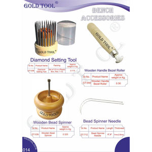 Vàng công cụ workbenches loại gỗ Bead Spinner cho trang sức ứng dụng - Product Image 1