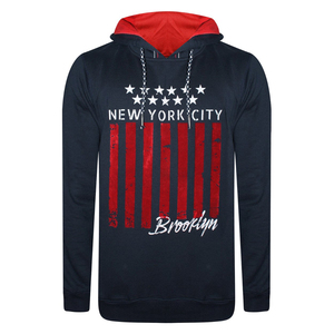 Sudaderas con capucha con logotipo impreso personalizado para hombre Diseño único Impreso 100% Sudadera con capucha de algodón Sudaderas con capucha de hombre de Pakistán con impresión de soplo - Product Image 6