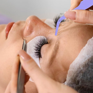 เครื่องมือเสริมความงามระดับมืออาชีพ แหนบต่อขนตาสแตนเลสคุณภาพสูง ความแม่นยำสูง ใช้งานได้หลากหลาย ทนทาน ปลายเรียบ - Product Image 5