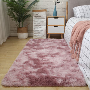 Tapis de chevet personnalisé en laine de soie super douce et moelleuse, à poils de 5-6 mm, tufté, tapis de sol chaud pour un confort optimal lors du lever, idéal pour la maison - Product Image 1