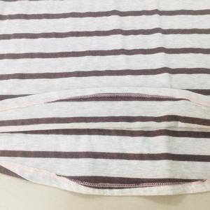 2025 nouveauté luxe femmes T-Shirt Yearn teint patte bouton à manches longues surdimensionné étiquette personnalisée et étiquette dames t-shirts - Product Image 5