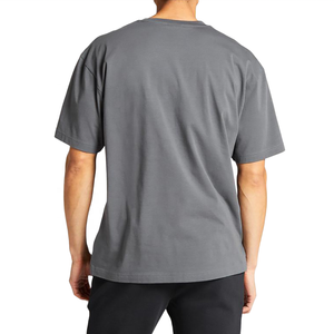 T-shirt pour homme en coton 100% de qualité supérieure, 220 GSM, coupe classique, impression personnalisée sur le devant, respirant, écologique, tricoté, directement de l'usine - Product Image 3
