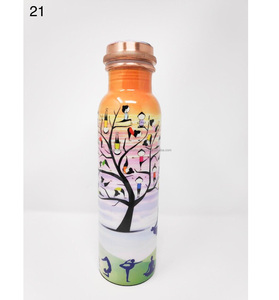 Botella de agua de cobre puro de la india, led, gratis de la india - Product Image 6
