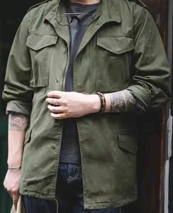 Chaqueta Moderna para Hombre, Superventas, 100% Algodón, Modelo M 65, Color Sólido, con Bolsillos, Estilo Casual Cargo - Product Image 1