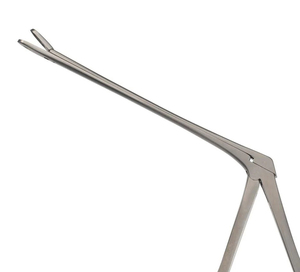 Pinzas de sujeción para apósitos nasales de acero inoxidable Tilley Hartman Jansen con mandíbula angulada tipo bayoneta dentada para ORL, septoplastia y rinoplastia - Product Image 3