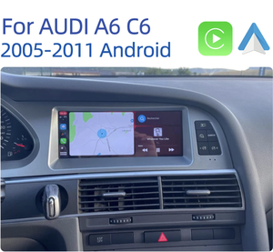 8.8 "Android13 Gps Navigation Multimédia Dvd Radio Système Lecteur Audio pour Audi A6 A6L 2005-2011 WIFI CarPlay Fiber Box Inclus - Product Image 4