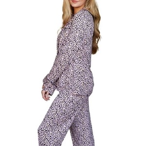 Conjunto de pijama de bambú personalizado para mujer, Conjunto de pijama para mujer, ropa de dormir con tirantes finos, conjuntos de ropa de salón exportados del proveedor de BD - Product Image 1