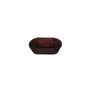 2000 Brown Oval No. 4 Swedish Paper Cupcake Liners para pasteles fríos - Product Image 3