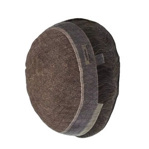 Perruque en cheveux humains de modèle australien, cheveux bruts, Remy, indien, prothèse, toupet, Taz Hair BD - Product Image 3