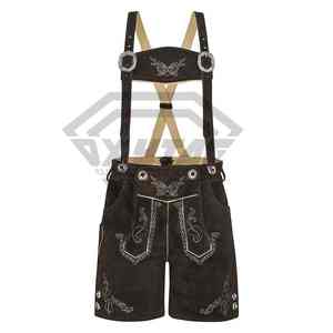 Nouveauté Short Lederhosen à la mode sur mesure séchage rapide nouveau Style taille adulte hommes bavarois genou Lederhosen OEM - Product Image 1
