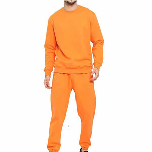 2025 survêtement d'hiver décontracté pour hommes sweat à capuche imprimé logo personnalisé et pantalons de survêtement empilés ensemble deux pièces en gros - Product Image 2