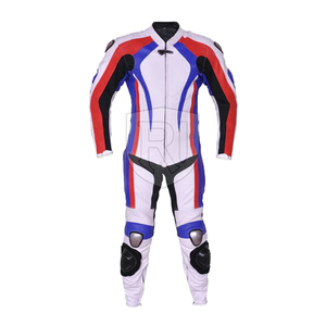 Combinaison de moto en cuir véritable de qualité supérieure, haut de gamme, coupe-vent, quantité minimale de commande bas - Product Image 1