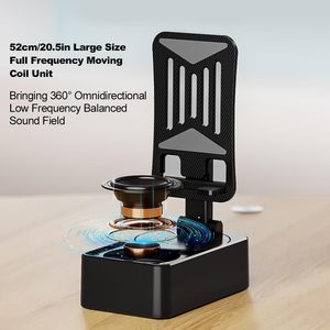 Haut-parleur chargeur Wys2301bt noir, support de téléphone rotatif pliable avec Bluetooth sans fil pour utilisation universelle avec téléphone - Product Image 5