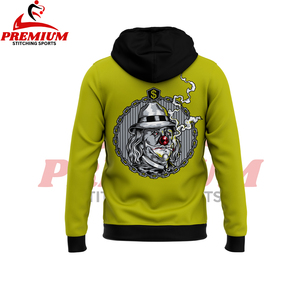 Sweats à capuche à fermeture éclair personnalisés pour hommes Sweat à capuche brodé en polaire unisexe pour hommes - Product Image 2