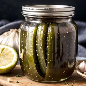NATURAL <b>PICKLED</b> GHERKINS / TRADITIONAL FERMENTATION / READY TO EAT CUCUMBER SNACK - Product Image 4