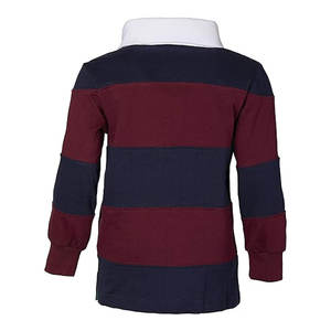 Camiseta Deportiva de Rugby de Manga Larga con Rayas Cosidas, Transpirable, Ecológica, de Excelente Calidad, Personalizable al por Mayor, Disponible en Todos los Colores - Product Image 4