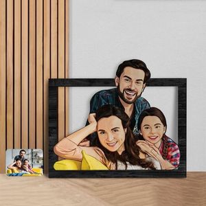 Modern Photo <b>Frame</b> Wholesale Family Wall Decor Solid Wooden <b>Frame</b> A1,<b>A3</b>,A4,A5,4x6,5x7,8x10,11x14,16x20 Black White Poster - Product Image 6