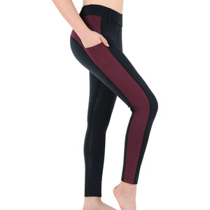 Leggings de equitación de cintura alta con ajuste elástico para mayor soporte y comodidad durante la montada. - Product Image 5