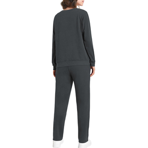 2025 <b>Tracksuits</b> For Women Round Neck Collar Streetwear Breathable Customized Printing Best Performance <b>Tracksuit</b> For Women's - Product Image 2