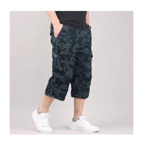 Pantalones cortos de verano Jogger Color sólido de corto Casual cómodo desgaste al aire libre pantalones cortos de carga para hombres - Product Image 1