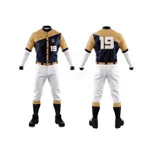 Uniforme de béisbol de gran tamaño para equipo de alta calidad, Material duradero, último diseño, uniforme de béisbol de bajo precio - Product Image 1