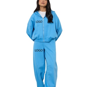 Women Winter Tracksuit Set Boxy Fit Hooded <b>Jacket</b> <b>Workout</b> Sportswear Wholesale Women Hooded Jogging Tracksuit Set Boxy Fit - Product Image 1