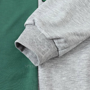 Sweat-shirts en molleton personnalisés pour hommes, hiver, décontractés, couleur unie, avec logo personnalisé, service OEM de haute qualité, faible MOQ, couleurs personnalisées - Product Image 4