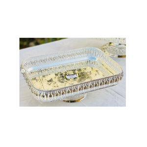 Fantaisie Design Maison Table Décor Dessert Plateau Élégant Designer Poignées Pour Hôtel Restaurant Accessoires Fournisseurs - Product Image 5