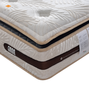 Vua Kích Thước Giường Nệm Với Bộ Nhớ Bọt & Túi Cuộn Dây Mùa Xuân Vàng Nhà Cung Cấp Của Sang Trọng Euro Gối Top Thiết Kế Hiện Đại Cho Phòng Ngủ - Product Image 4