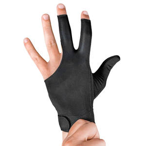 Gants de snooker durables à bas prix en coton/spandex unisexe, logo personnalisé OEM, impression de logo, gants de sport - Product Image 1