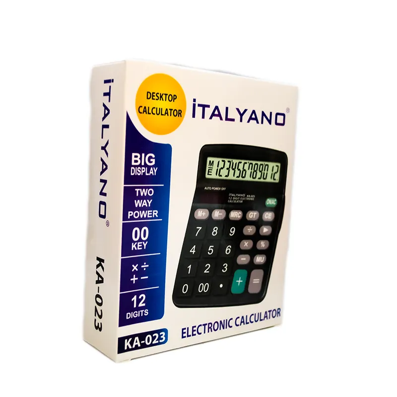 Calculadora estacionária digital calculadora profissional de qualidade com display grande de 12 dígitos