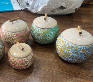 Pot en bambou naturel avec surface lisse et joint étanche pour une utilisation quotidienne élégante et fonctionnelle - Product Image 2