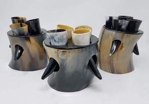 Traditional Norse <b>Viking</b> Drinking Horn Mug for Reenactment Authentic Handmade <b>Viking</b> Drinking Horn <b>Cup</b> for Beer at low cost - Product Image 5