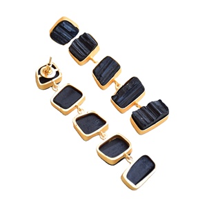 Clous en laiton avec pierres précieuses, vente en gros, fabrication artisanale, pierres semi-précieuses, polissage élevé, plaqué or, style tendance, haute qualité - Product Image 6