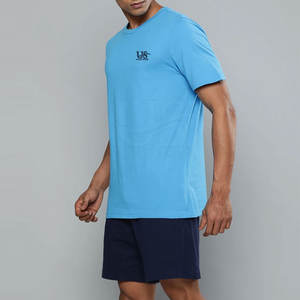 Cómodo nuevo diseño hombres camiseta y pantalones cortos conjunto precio de fábrica hombres camiseta y pantalones cortos para adultos - Product Image 2