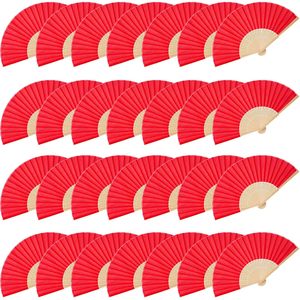 Abanico <span class=keywords><strong>de</strong></span> Papel <span class=keywords><strong>de</strong></span> Bambú Personalizado para Regalos <span class=keywords><strong>de</strong></span> Boda, Día <span class=keywords><strong>de</strong></span> los Inocentes y Año Nuevo, Abanico Plegable Reutilizable para Niños - Product Image 5