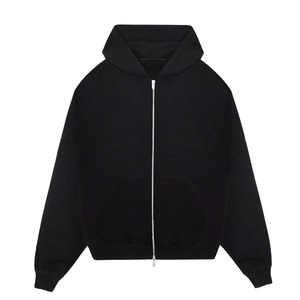 Best 100% Cotton Solid Custom Design Men's <b>Fleece</b> <b>Zipper</b> Hoodies for Winter Breathable Windproof Eco-Friendly Reasonable Price - Product Image 1