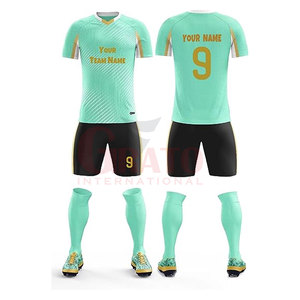 Customizable Breathable 100% Polyester Mesh Soccer Jersey Top Collar Personalized Uniform Sets New Season Football High Quality - Product Image 1