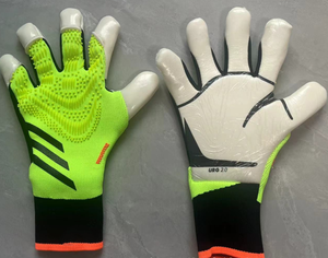 Gants de gardien de but de football professionnels en gros, en nylon et cuir, avec protection des doigts pour l'entraînement et les sports de football - Product Image 2